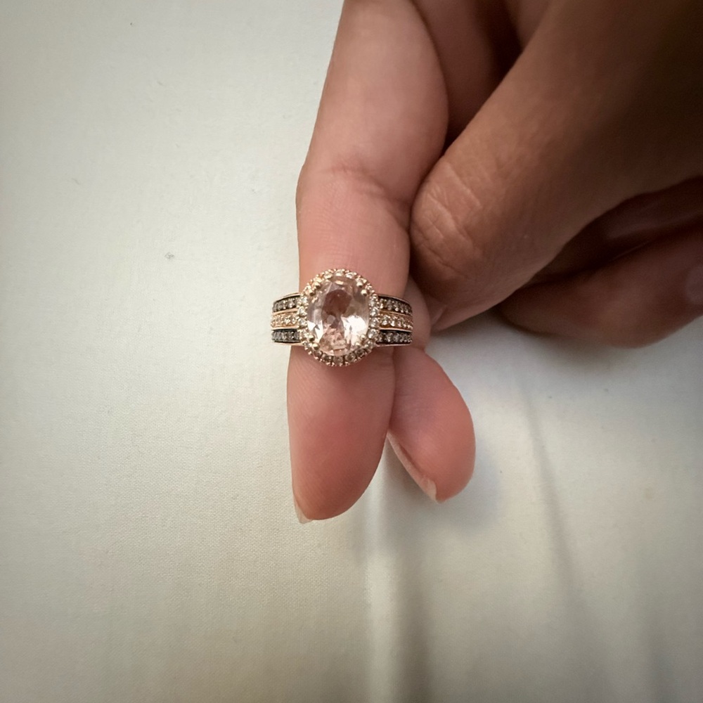 Chocolate diamonds and morganite LEVIAN